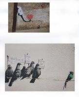 Pochoirs de Banksy - Dorine de 3B